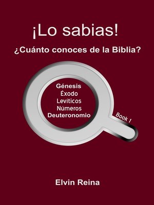 cover image of ¡Lo sabias! ¿Cuánto conoces de la Biblia? Book 1